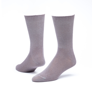 Organic Cotton Lightweight Crew Socks in lavender
