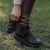 Lifestyle photo of organic wool crew sock in heathered dove.