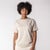 Front view of model wearing 100% Regenerative Organic Certified® Cotton - Classic Crew Neck Tee in pearl.