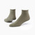 Organic cotton scallop quarter socks in color bay.
