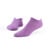 Organic cotton lightweight footie socks in color lavender.
