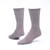Organic Cotton Lightweight Crew Socks in lavender