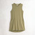 Flat lay of organic cotton hi low dress in color bay.