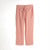 Flat lay of 100% organic cotton harem pant in color blush.