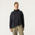 Front view of model wearing 100% Regenerative Organic Certified® Cotton Funnel Neck Top in color pepper.