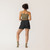 Full body back view of model wearing Organic Cotton Essentials - Boxers in color black.