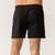 Close up back view of model wearing Organic Cotton Essentials - Men's Boxers in color black.