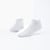 Organic cotton tab footie solid in color white