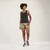 Full body front view of model wearing 100% Regenerative Organic Certified® Cotton  Classic Tank in pepper.
