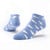 Cloud patterned organic cotton footie socks.