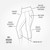 Mid rise, wide, comfort waistband. Side phone pocket. Comfort gusset. Smooth flat lock seam. Opaque supportive fabric. Inseam (m): twenty inches. Ninety percent organic cotton.